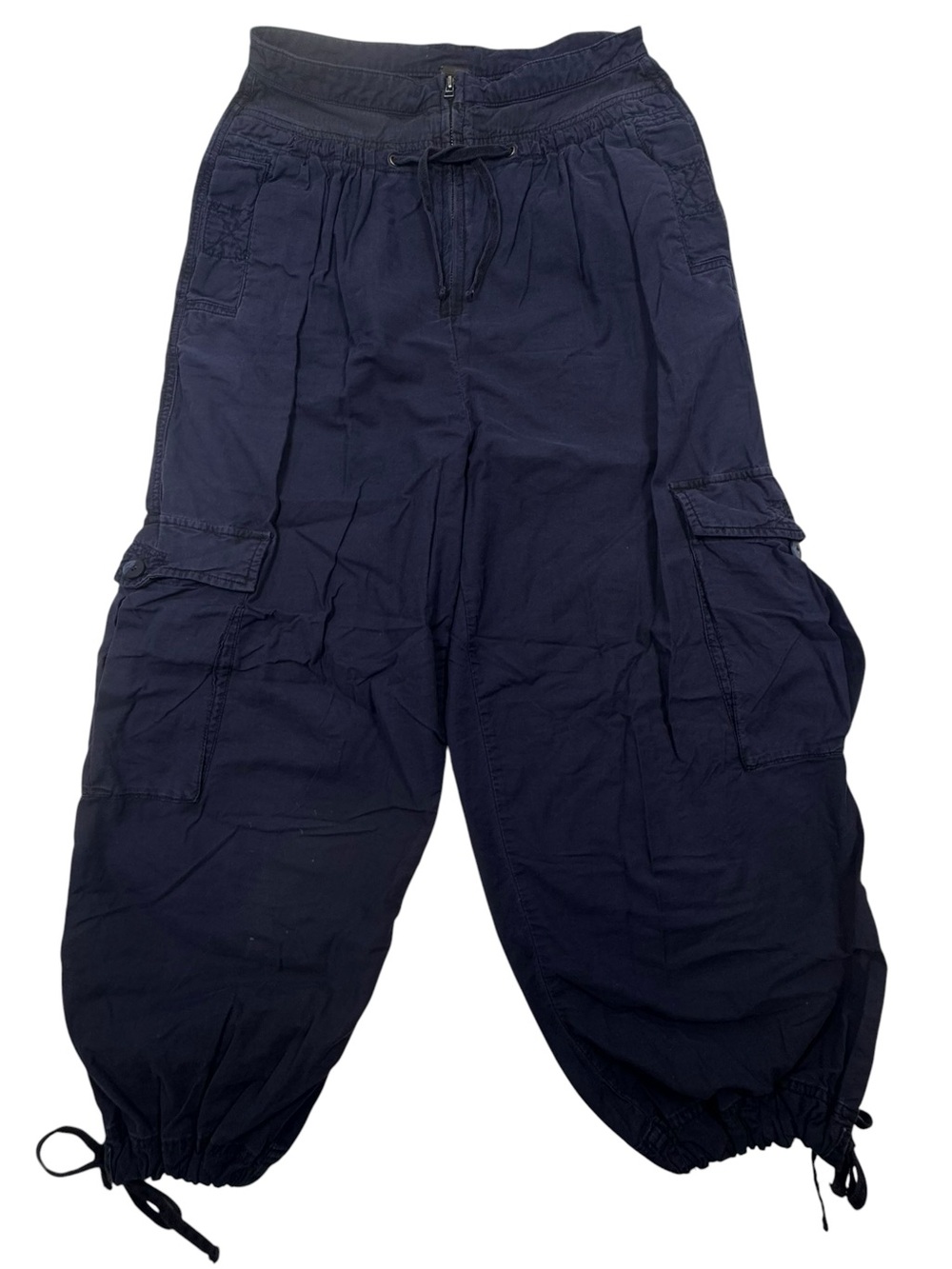 Free People Fly Away Parachute Pants Navy Size 4 - Picture 5 of 13